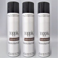 3 Pack - Toppik Colored Hair Thickener Spray 5.1 oz -Medium Brown