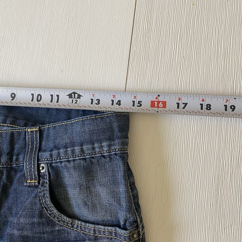 Jeans Levis 514 30x32 ajustados rectos denim azul lavado oscuro bolsillos con cremallera - Imagen 5 de 17
