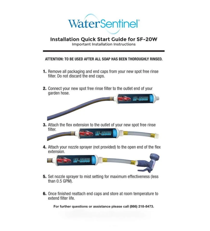 Filtro de agua desionizado en línea para autocaravana y barco, uso doméstico, limpieza impecable 20W Foto 3 de 4
