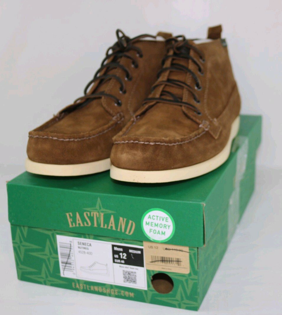 Eastland‎ Seneca Mens 12D Brown Suede Moc Toe Chukka Ankle Boots 4528-40D Eastland Seneca Men main image 3