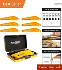 Electric Guitar Nut Slotting File Set Diamond Coated Light Strings Aluminum Case