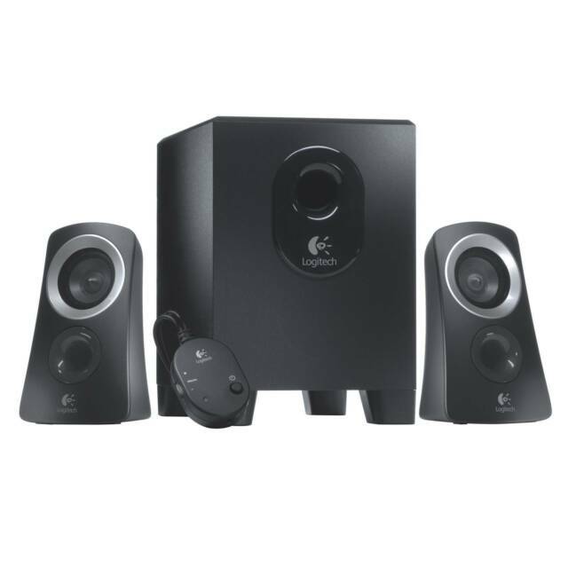 Logitech Z313 2.1-Channel Speaker System 50 Watt With Subwoofer Black