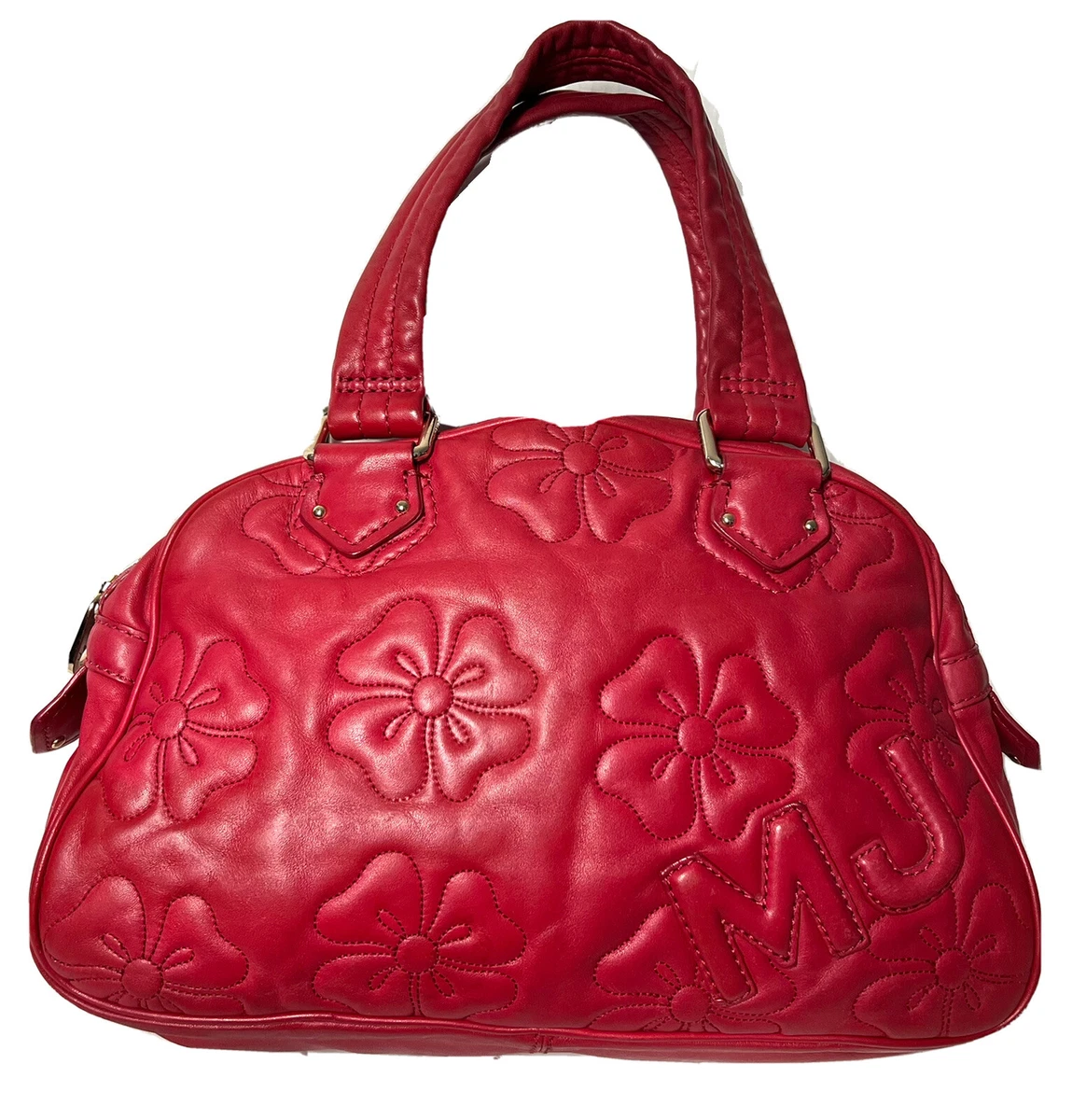 Marc jacobs the tote bag red leather Clearance