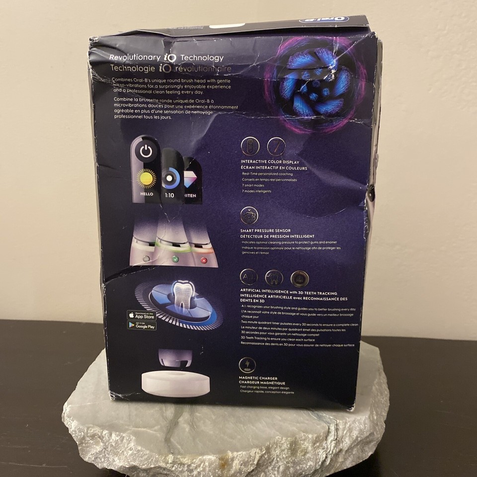 OralB iO Series 9 Rechargeable Electric Toothbrush Rose Quartz