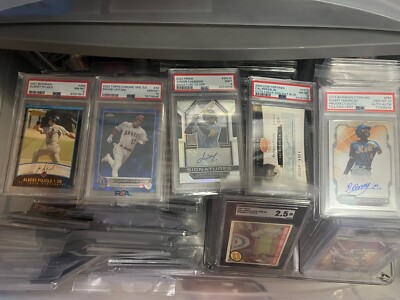 $50 MLB Baseball MYSTERY Hot Pack! GUARENTEED GRADED CARD, RELIC, AUTO     
