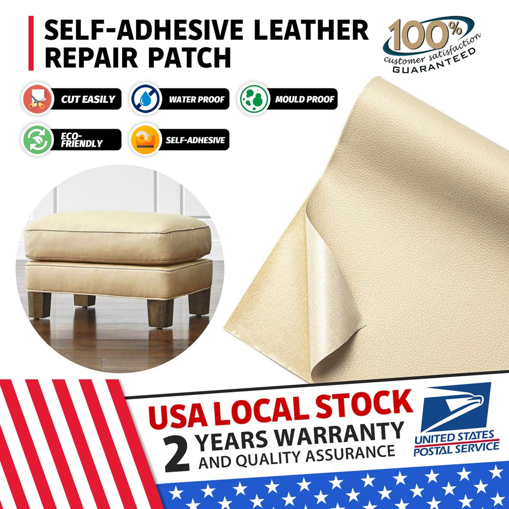 New Leather Repair Kit Self-Adhesive Patch Stick on Sofa Clothing Car Seat Couch