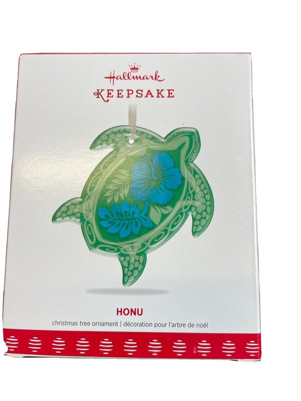 Retired Hallmark Keepsake Glass Ornament~Honu~Beautiful Sea Turtle