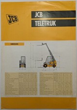 Original JCB Teletruc Sales Brochure / Datasheet, 1997