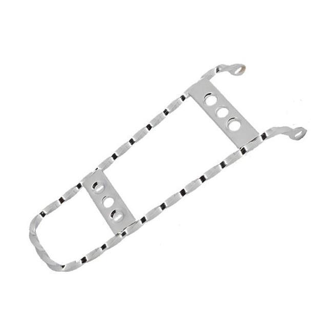 Porte-bagage arrière acier chromé premium pour Peugeot 103 SPX