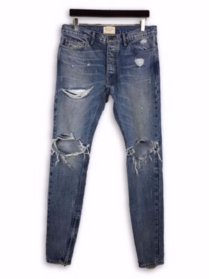 fear of god indigo denim