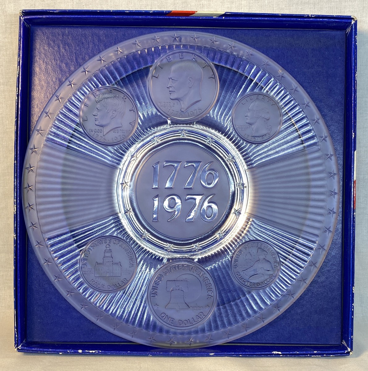 ピース Imperial / Lenox Art Glass 1976 Bicentennial Collectors Crystal