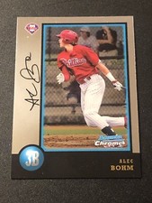 2018 Bowman Draft 1998 Bowman Chrome 20th Anniversary Alec Bohm #98B-AB