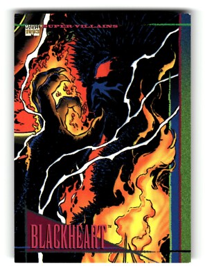1993 Marvel Super Heroes Trading Card Blackheart #51 | eBay
