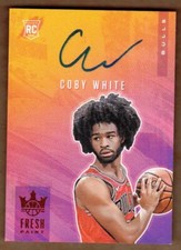 2019-20 COURT KINGS FRESH PAINT AUTO RUBY COBY WHITE #66/99