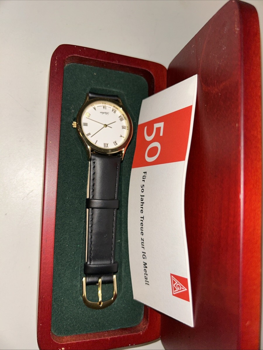 Uhr Lacher Jubiläumsuhr für 50 Jahre IG Metall Mitgliedschaft