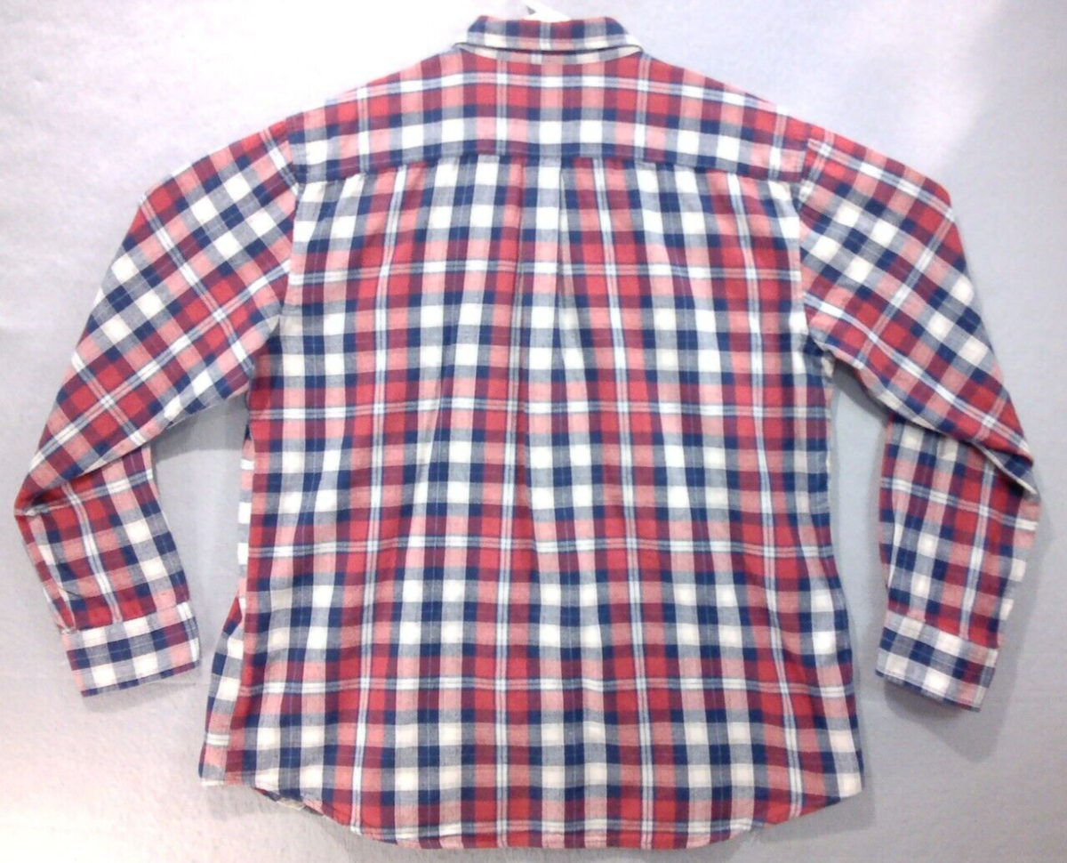 St. John's Bay Men's SzXXL Classic Fit Flannel Shirt Front Pocket