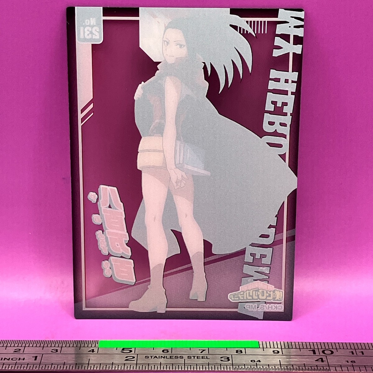 MoMo Sports Cards　3点セット Momo Yaoyorozu / Creati 231 My Hero Academia MHA Trading Card TCG