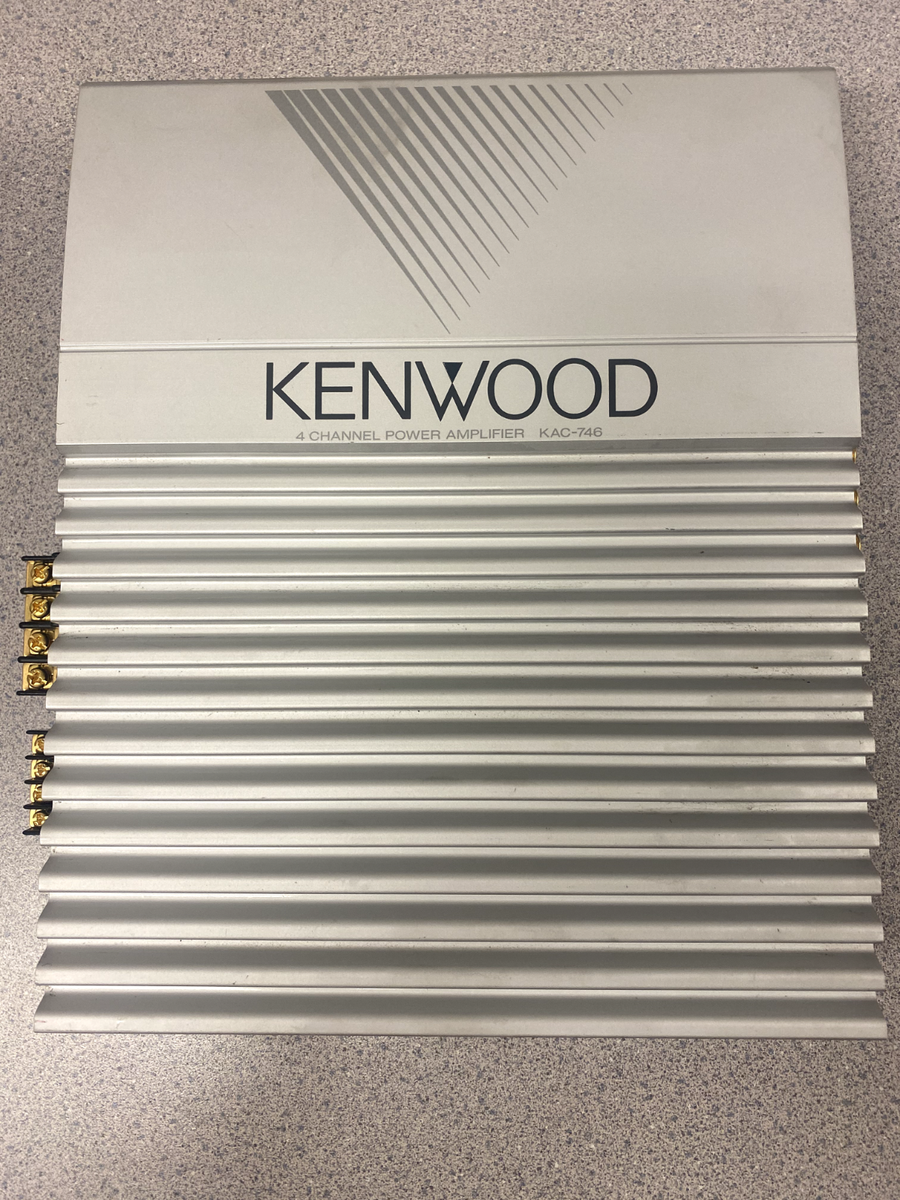 Kenwood 4 Channel Amplifier KAC-746 | eBay