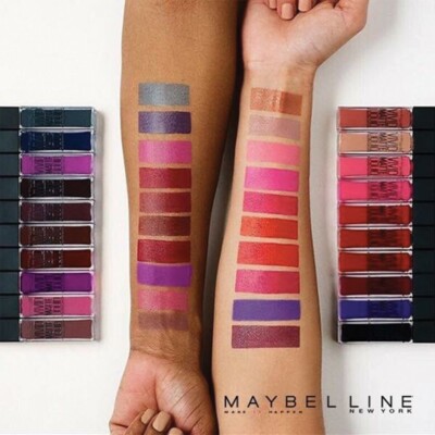 Maybelline Vivid Matte Color flüssiger Lippenstift - Standardgröße (Schattierung wählbar) NEU