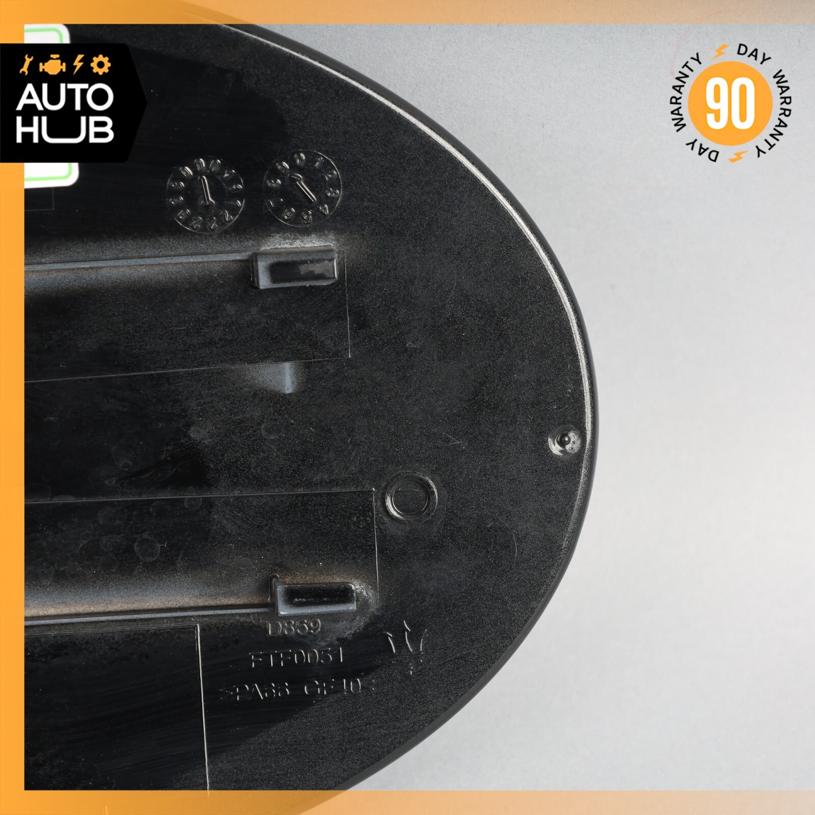 17-20 Maserati Levante S M161 Fuel Gas Tank Lid Door Cover Black OEM 26k