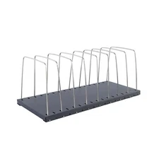 MMF Industries STEELMASTER Adjustable Desk File Organizer Rack | 8 Compartmen...