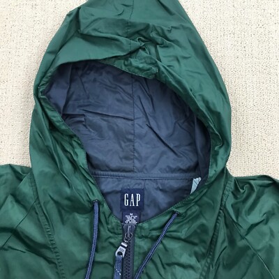 VINTAGE Gap Jacket Mens Medium Anorak Pullover Hooded 90s VINTAGE Gap Jacket Mens Medium Anorak Pullover Hooded 90s
