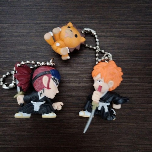 Bleach figure key chain Lot 6 set retro rare mascot Japan anime hobby m591 - Picture 3 of 16