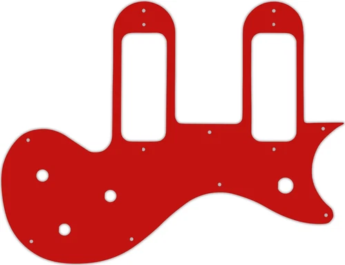 WD Custom Pickguard For Gibson Melody Maker Special With P-90 Pickups #07 Red...