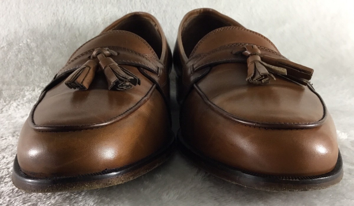 Mens Luciano Rossini Collection ET Wright Slip On Tassel Shoe Italy 11.5 M Black Excellent E.T.Wright Men main image 4