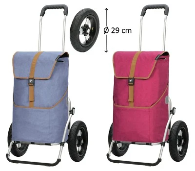 Andersen Royal Shopper Auke Ø 29 großes Rad Rucksack faltbar Einkaufstrolley