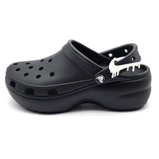 Set of 2 Dripping Nike Style Swoosh Croc Charms White Hype Shoe Accessories