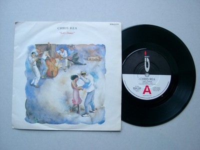CHRIS REA - Let's Dance 7'' - MAG299 - 1987 UK b
