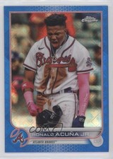 2022 Chrome Logofractor Edition Blue Refractor 97/150 Ronald Acuna Jr Acuña fm0