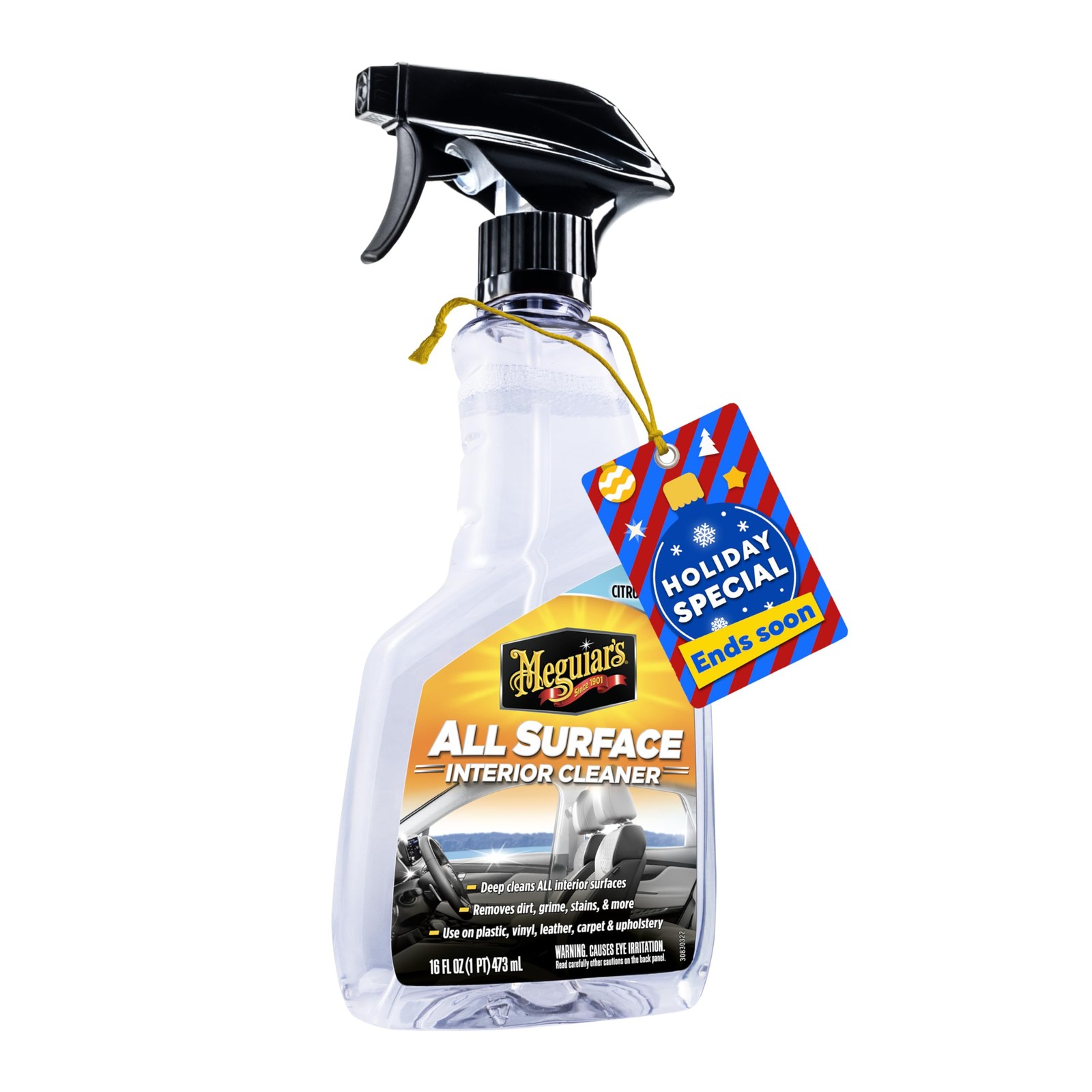 Meguiar's All Surface Interior Cleaner 16 Fl Oz Deep Cleaning with Citrus Scent