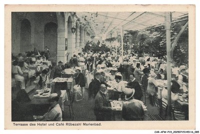 AUTO - AFWP19-1084 - DEUTSCHLAND - Terrasse des Hotels und Cafe Rubezahl Marienbad