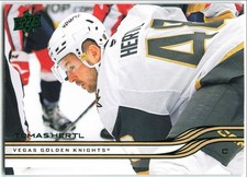 2025-26 Upper Deck Series 1 Holiday SP Green Foil #181 Tomas Hertl Vegas Golden