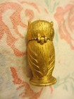 Vintage Florenza Owl Cigarette Lighter Brown Eyes, untested — photo 3
