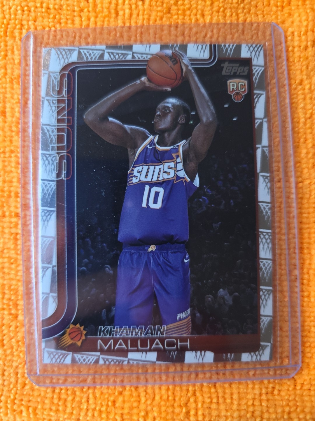 2025-26 Topps NBA Khaman Maluach Season Tip Off Parallel RC #210 SP Suns