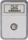 1858 Liberty Seated Silver Half Dime MS64 NGC