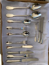 Christofle silverware cutlery.   48 piece plus salad servers, asparagus server,