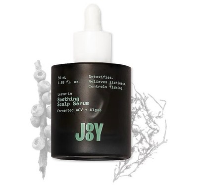 Joy Soothing Scalp Serum 1.69 fl oz Fermented ACV Algae Niacinamide Leave-In