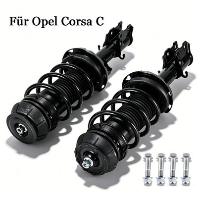 2x Stoßdämpfer Federbein Satz Vorne für Opel Corsa C 00- 1.0 1.2 1.2Sxi Komplett