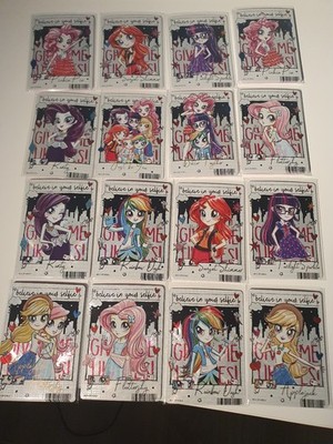 MY LITTLE PONY EQUESTRIA GIRLS 16 ZP CARDS OR PICK YOUR OWN CARD