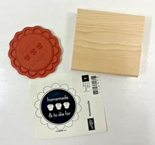 Stampin' Up! "HOMEMADE & TO DIE FOR" Retired Stamp *New*