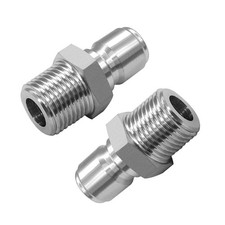 Male Quick Disconnect NPT 1/2" 304 Stainless Steel Homebrewing Connector Sani...