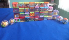FISHER PRICE PEEK A BOO BLOCKS LOT