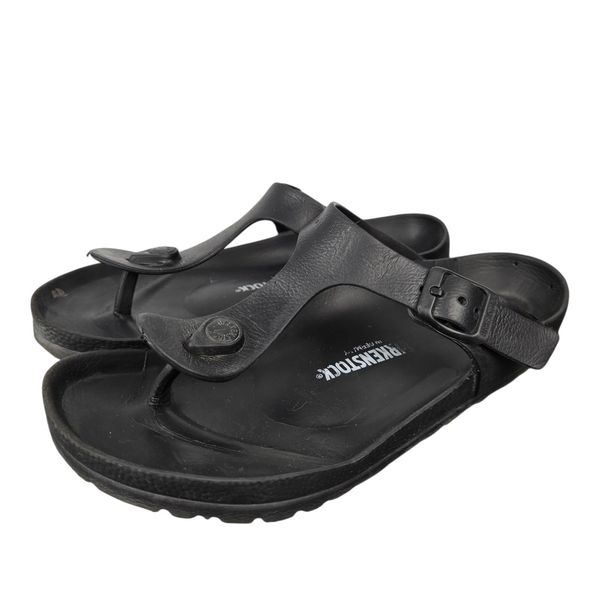 Birkenstock Gizeh EVA Essential Sandals Black Unisex Ladie\'s 6 Men\'s 4 Flip Flop Birkenstock Sandals Womens 6 Men 4 Gizeh Eva Black Flip  main image 3