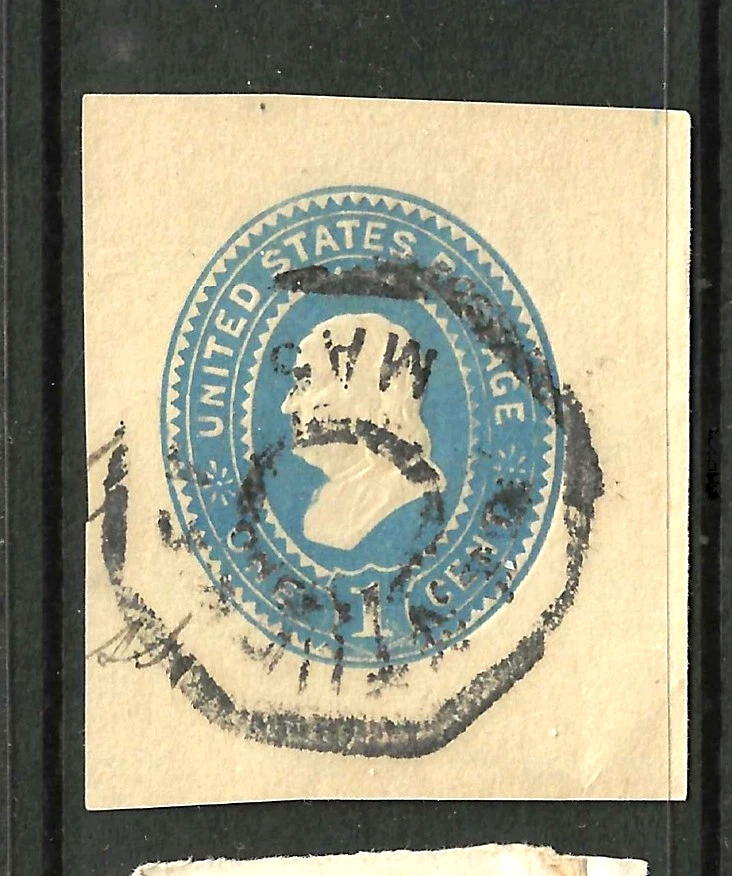 Collection of 4 Untyped 2-3 Cent Washington Postal Corner 1886-1899 US 83B51 - Image 2 of 4