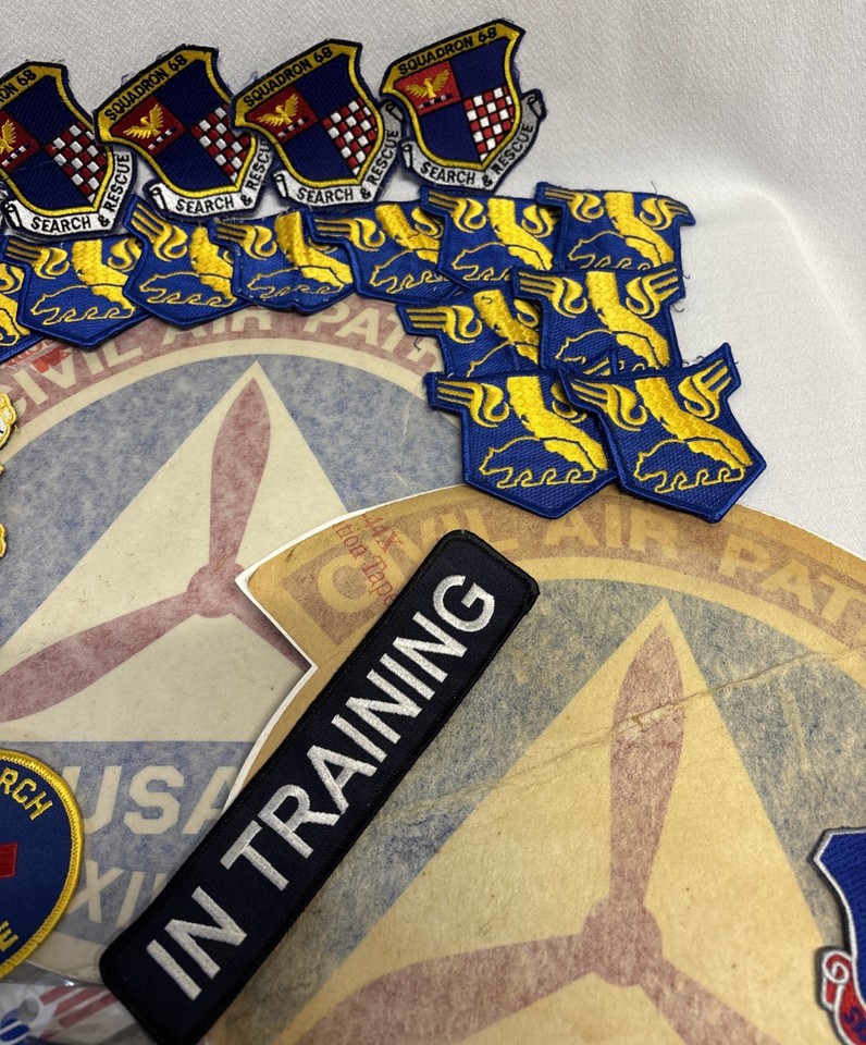 VTG Civil Air Patrol Patches Pins Stickers Service Ribbons US Air Force ...