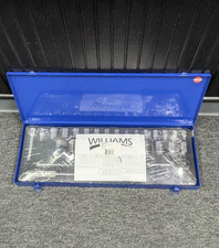 New Williams 29 Pc 12 Pt 12 Drive Mss-29f Socket Set In Factory Metal Case New Williams 29 Pc 12 Pt 12 Drive Mss-29f Socket Set In Factory Metal Case